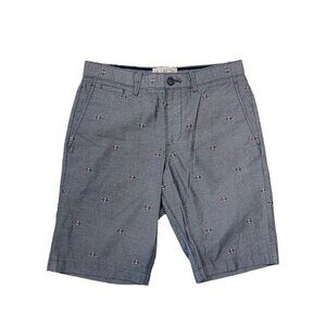 Penguin Mens Shorts Blue Preppy Embroidered Golf Size 29 Waist 10"‎ Inseam